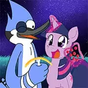 FNF with Twilight Sparkle and Mordecai